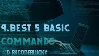 Best 5 Basic Commands || CMD || 2023 || @D_rkCoderLucky