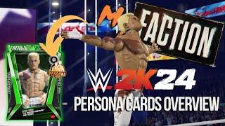 WWE 2K24 PERSONA CARDS! How to UNLOCK ALL PERSONA CARDS!