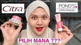 CITRA PEARLY WHITE UV ESSENCE CREAM FACIAL MOISTURIZER VS POND’S WHITE BEAUTY SKIN PERFECTING CREAM