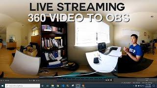 Live Streaming RICOH THETA cameras to OBS with 360  Video