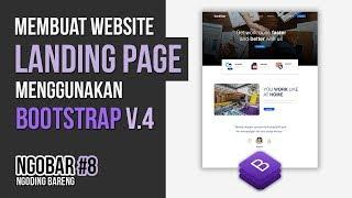 NGOBAR#8 : Membuat Website LANDING PAGE menggunakan BOOTSTRAP versi 4