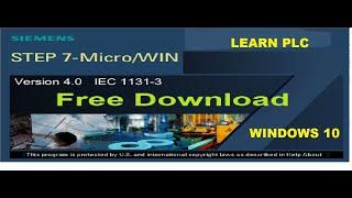 Free Download Siemens Microwin Step7 PLC Software, And how to install in Windows 10. @learnplc304