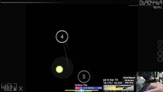 Zoomer73 gets a insane 1.2k pp play!