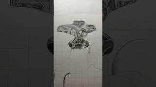 hypar realistic tap drawing #viral #youtubeshorts #shorts