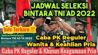 Info Terbaru Jadwal Penerimaan Bintara TNI AD 2022 | Rekrutmen TNI AD 2022