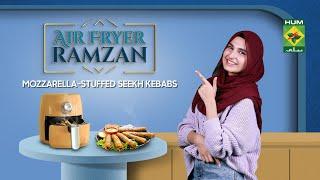 Mozzarella Stuffed Seekh Kebabs | Air Fryer Ramzan | Aina Naz | Ramzan Special 2025 | Masala TV