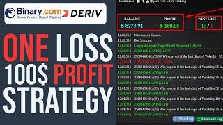 Binary.com Bot Free | Solid 1 loss Strategy | Deriv.com | sniper bot