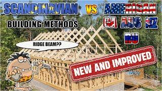 UPDATED VERSION! Scandinavian VS American, CA, NZ, RU, AU building methods, let's compare...