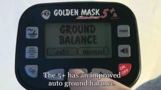 The new Golden Mask 5+ (power box) metal detector - menu