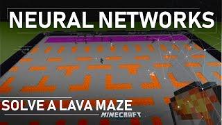 Neural Nets Solve Lava Maze in Minecraft - ChaosCraft v0.3.5