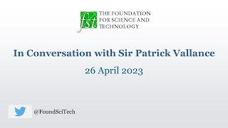 In Conversation with Sir Patrick Vallance