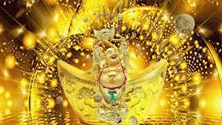 Feng Shui Money Golden Buddha Attracting Rich and Wealth 豊かで豊かな風水金金仏