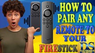 HOW TO PAIR ANY REPLACEMENT REMOTE TO YOUR AMAZON FIRESTICK !!