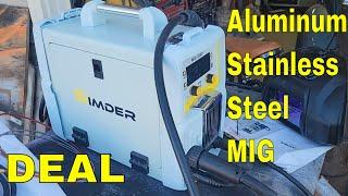 Simder SSimder MIG-250D Multi-process Aluminum MIG Welder Review Demo SUPER DEAL