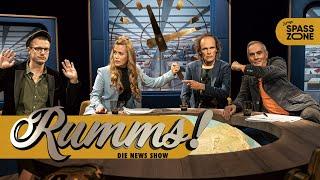 RUMMS! Die News-Show mit Olaf Schubert, Johann König, Sandra Sprünken und Moritz Neumeier