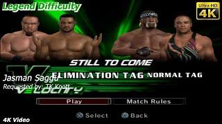 WWE SmackDown vs Raw 2006 - Hassan & Snitsky vs Hollywood Hogan & Rob Van Dam - Tag Match - TK Knott