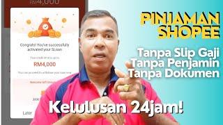 Pinjaman Mudah Sloan Shopee Tanpa Sebarang Dokumen Atau Slip Gaji Memang Mudah!