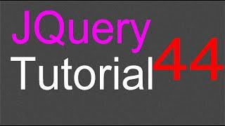 jQuery Tutorial for Beginners - 44 - Tabs widget