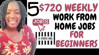 5 Work from Home Jobs for Beginners with No Experience