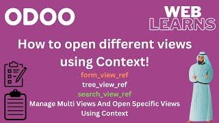 How to displaying different views using contexts in Odoo | Context Tutorial