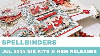 #300 Spellbinders July 2024 Die Kits & Handmade Holidays Kit & Home for the Holidays Collection