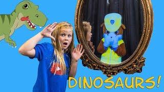 PAW PATROL Assistant Hunts Dinosaurs with the Magic Mirror