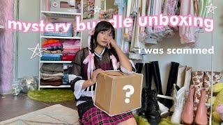 UNBOXING $180 MYSTERY BUNDLE // I got scammed...