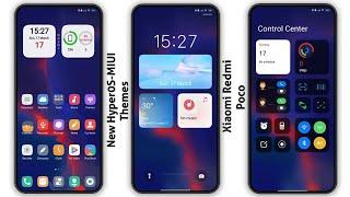 3 New HyperOS-MIUI Themes for Xiaomi,Redmi,Poco | Best HyperOS-MIUI Themes