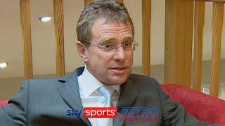 Ralf Rangnick speaking in 2006 about managing in England