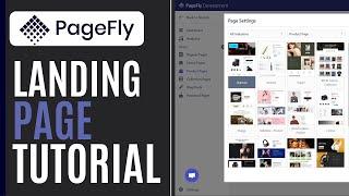 Pagefly Shopify Landing Page Tutorial | Pagefly For Beginners (2022)