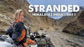 Day one landslide halts bucket list trip in Himalayas India