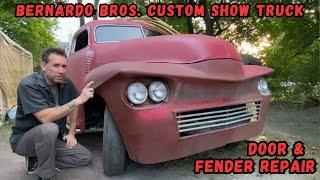 Body & Fender Repairs Start on the Bernardo Bros 1948 GMC Custom SHOW TRUCK