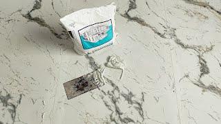 How To Grout Floor Tile Process - Use of white cement grout How To Grout