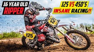 16-Year-Old 125cc Hero Races Full Field of 450 4 Strokes!