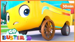 The New Tyres Gone Wrong!!! | Go Buster - Bus Cartoons & Kids Stories
