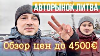 Обзор цен до 4500€ автомобили в Литве Автоподбор