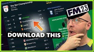 HOW TO UPDATE FM23 FOR FREE | UPDATE FOOTBALL MANAGER 2023