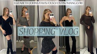 НОВОГОДНИЙ ШОПИНГ ВЛОГ часть 1 : OLSO/ELIZABETH JOHNS/FAVIS/OSTIN/MANGO/RE