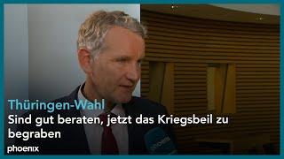 Thüringen-Wahl: Björn Höcke (AfD) zu den Landtagswahlen in Thüringen am 01.09.2024