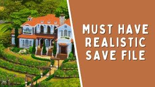 Favorite Save File for Realistic Storytelling & Gameplay | The Sims 4