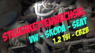 Werkstattalltag: VW / SKODA / SEAT 1.2 TSI CBZB Steuerketten Wechsel