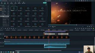 HOW TO MAKE DISSOLVED TRANSITION WITH TEXT - WONDERSHARE FILMORA X