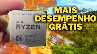 COMO CONFIGURAR OS PROCESSADORES RYZEN PARA TER MAIS PERFORMANCE !!! MELHOREI MEU 5600X!