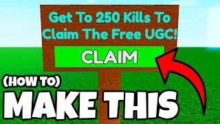 How To Make A Free UGC Game In Roblox Studio (Tutorial)