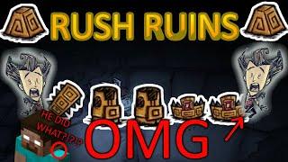 HOW TO RUSH RUINS ON DAY 1 DON'T STRAVE TOGETHER 