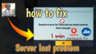 how to fix Connection to server lost  please check your network connection before trying again #h