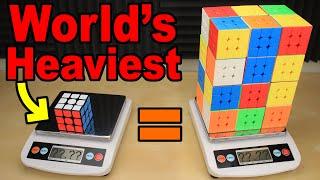I made an EVEN HEAVIER Rubik's Cube!