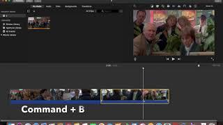 HOW TO SPLIT A CLIP INTO MULTIPLE SMALLER CLIPS IN iMovie