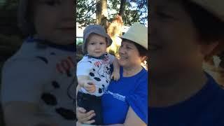 Eldest grandson with grandma video