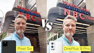 Pixel 5a versus OnePlus 9 Pro camera comparison